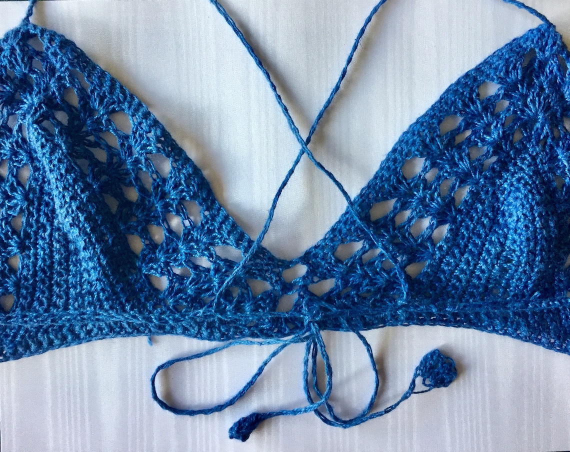 CROCHET PATTERN Crochet Bralette Any Size PDF Download - Etsy
