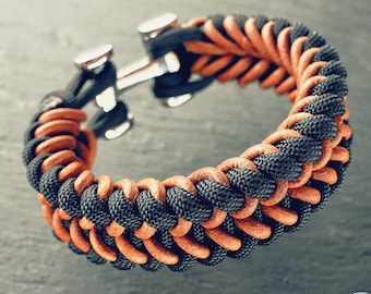 Cordbraid  Paracord Armband der Extraklasse - Edelstahlverschluss