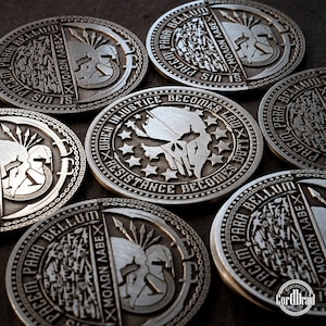 Cordbraid EDC Münze token sammler Münze new pence coins, vintage coin, united kingdom coins, comic coin, bronze coins, Brass Coins Bild 1