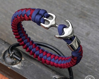 Premium Paracord Bracelet  -  anchor bracelet, new haven, waterproof, man anchor bracelet, girlfriend bracelet