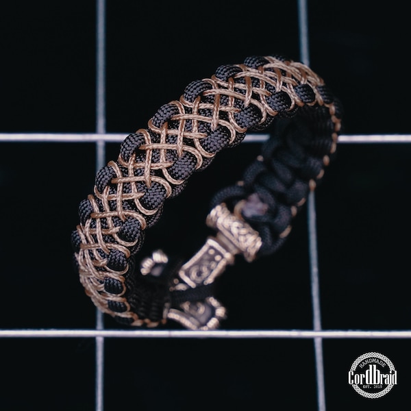 Cordbraid Viking Paracord Bracelet in a class of its own - Thor Hammer Bracelet