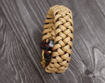 Cordbraid Paracord Bracelet Japanese Hannya Mask