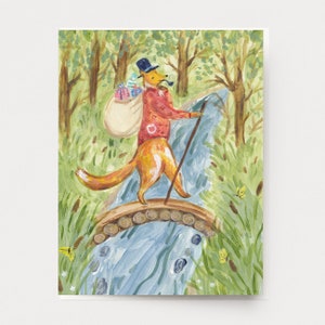 Carte Fox d’anniversaire
