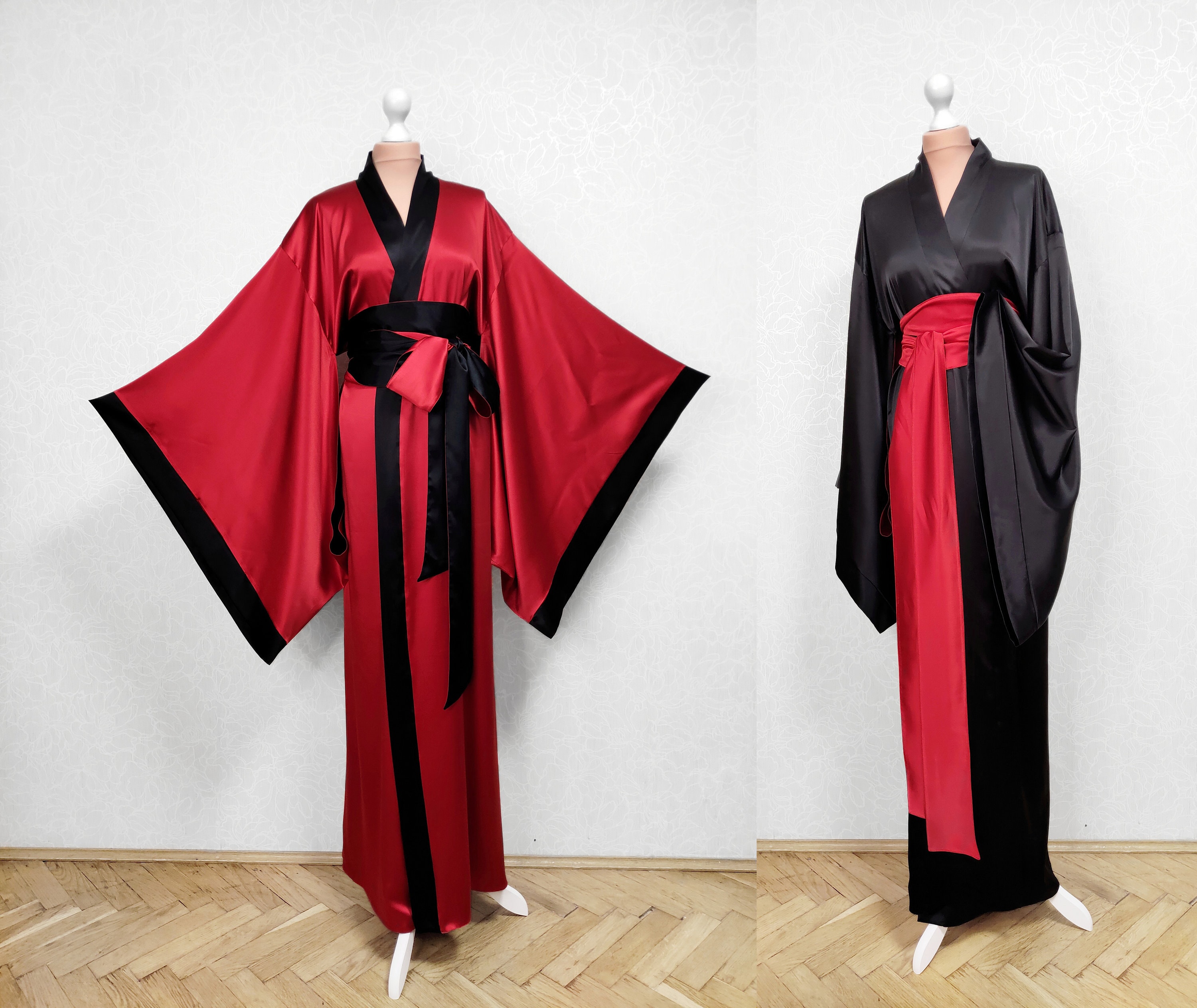 Lined clearance silk robe