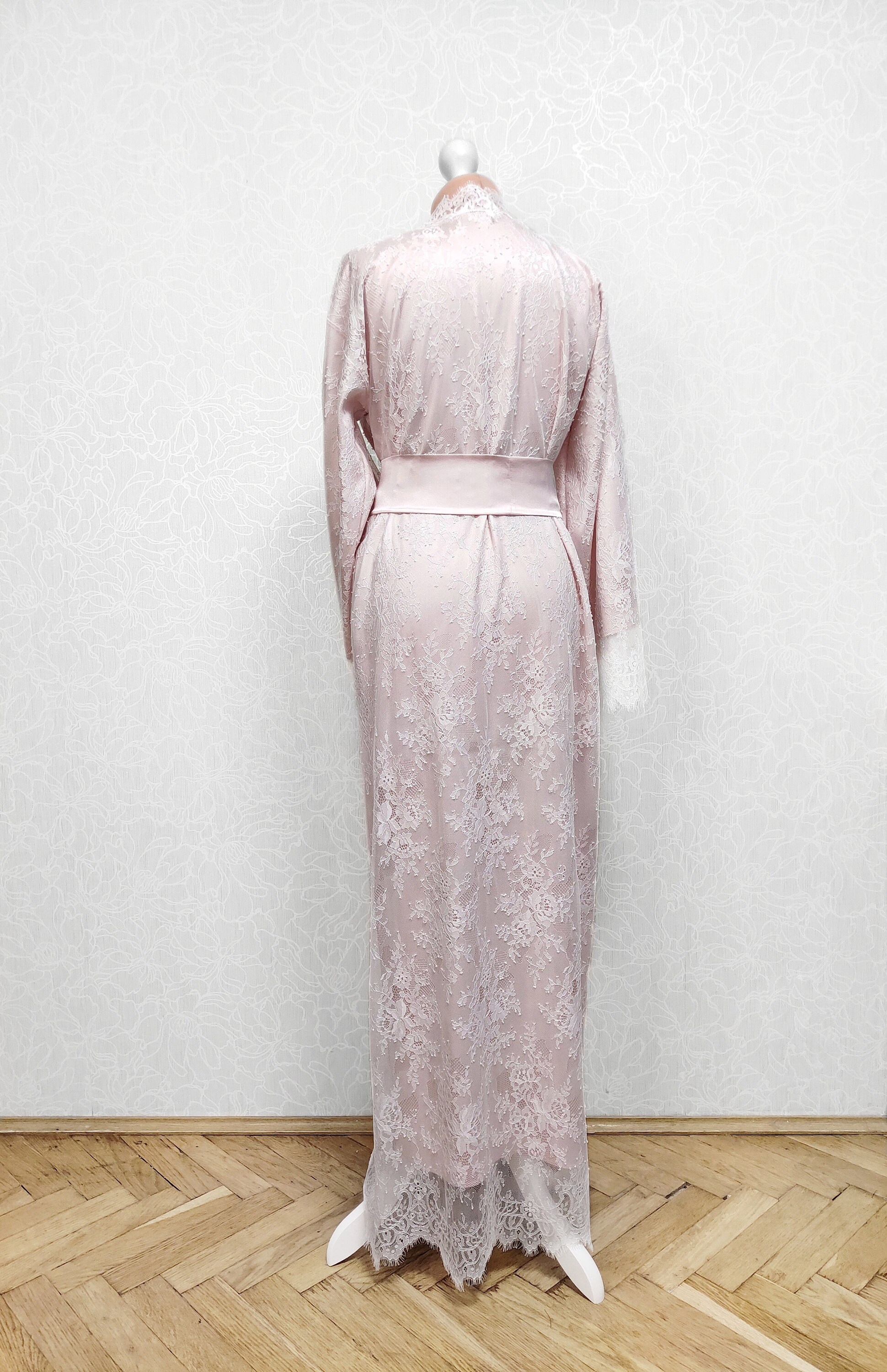 Longue robe de satin robe de chambre kimono robe kimono de Etsy