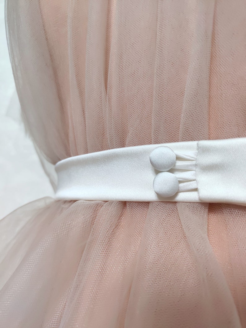 Silk satin one inch belt, Wedding belt with clasp, Bridal belt sash 1, Satin ribbon belt sash, Fitted bridal belt, wedding belt for bride zdjęcie 7