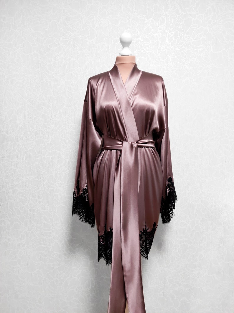 Pure Silk Robe Boudoir Robe Dressing Gown Floor Length - Etsy