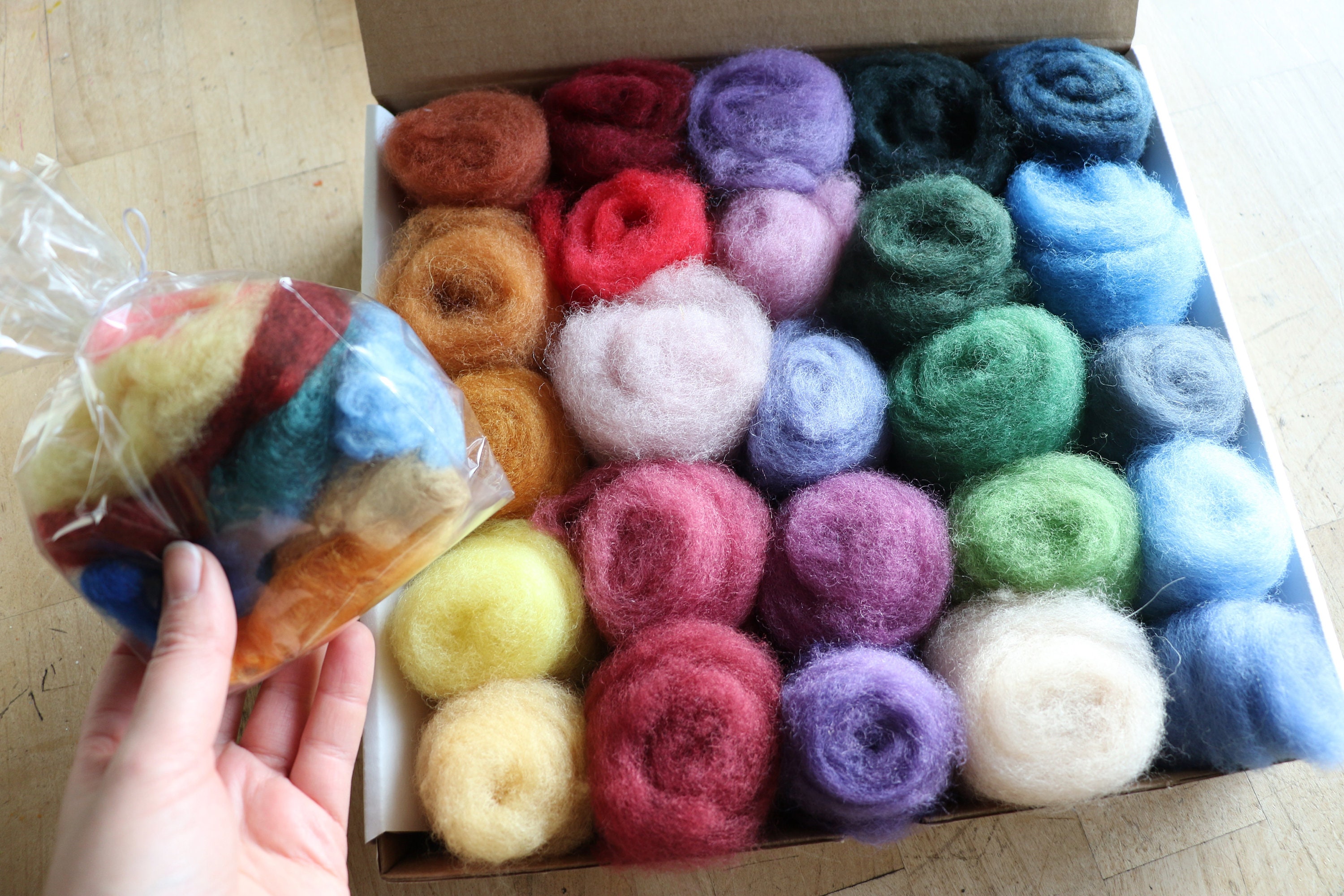 Needle Felting Wool Felting Supplies Carded Shetland Etsy