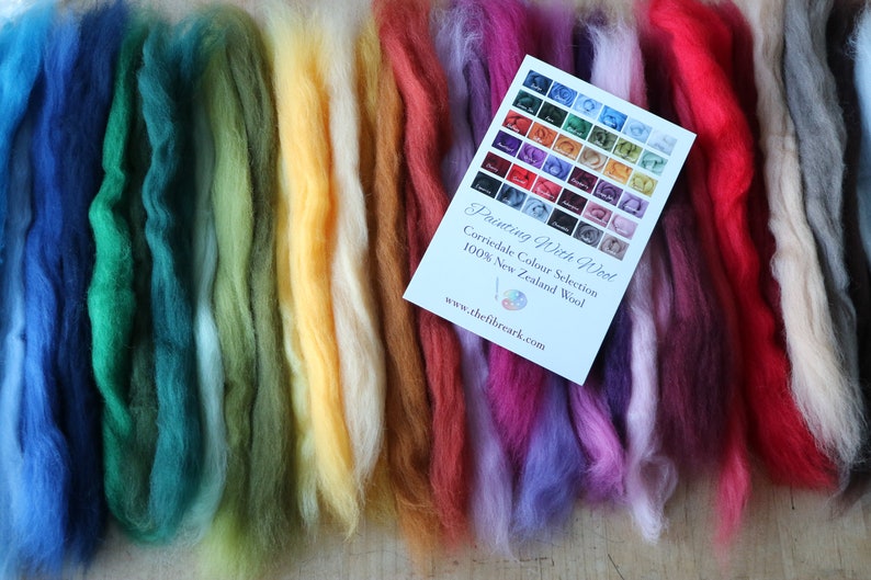 Wool for Felted Paintings Beginner 2D Felting Felt Etsy