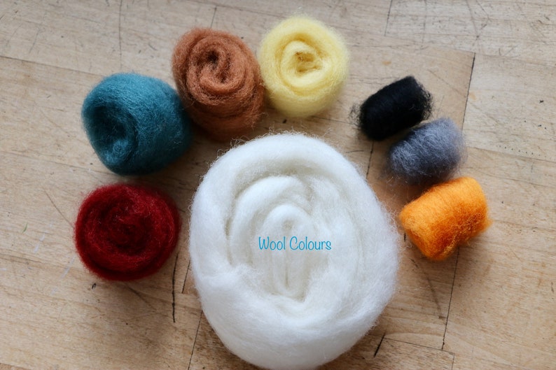 Needle Felting Kit Snowman Easy Beginner Felting DIY Etsy Canada