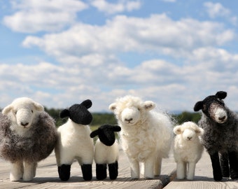 Sheep Needle Felting Pattern - Sheep Breeds - White Sheep - Easter Needle -Easter Sheep DIY Felting - Herdwick - Gotland – PDF Pattern