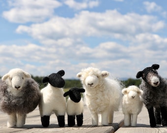 Sheep Needle Felting Pattern - Sheep Breeds - White Sheep - Easter Needle -Easter Sheep DIY Felting - Herdwick - Gotland – PDF Pattern