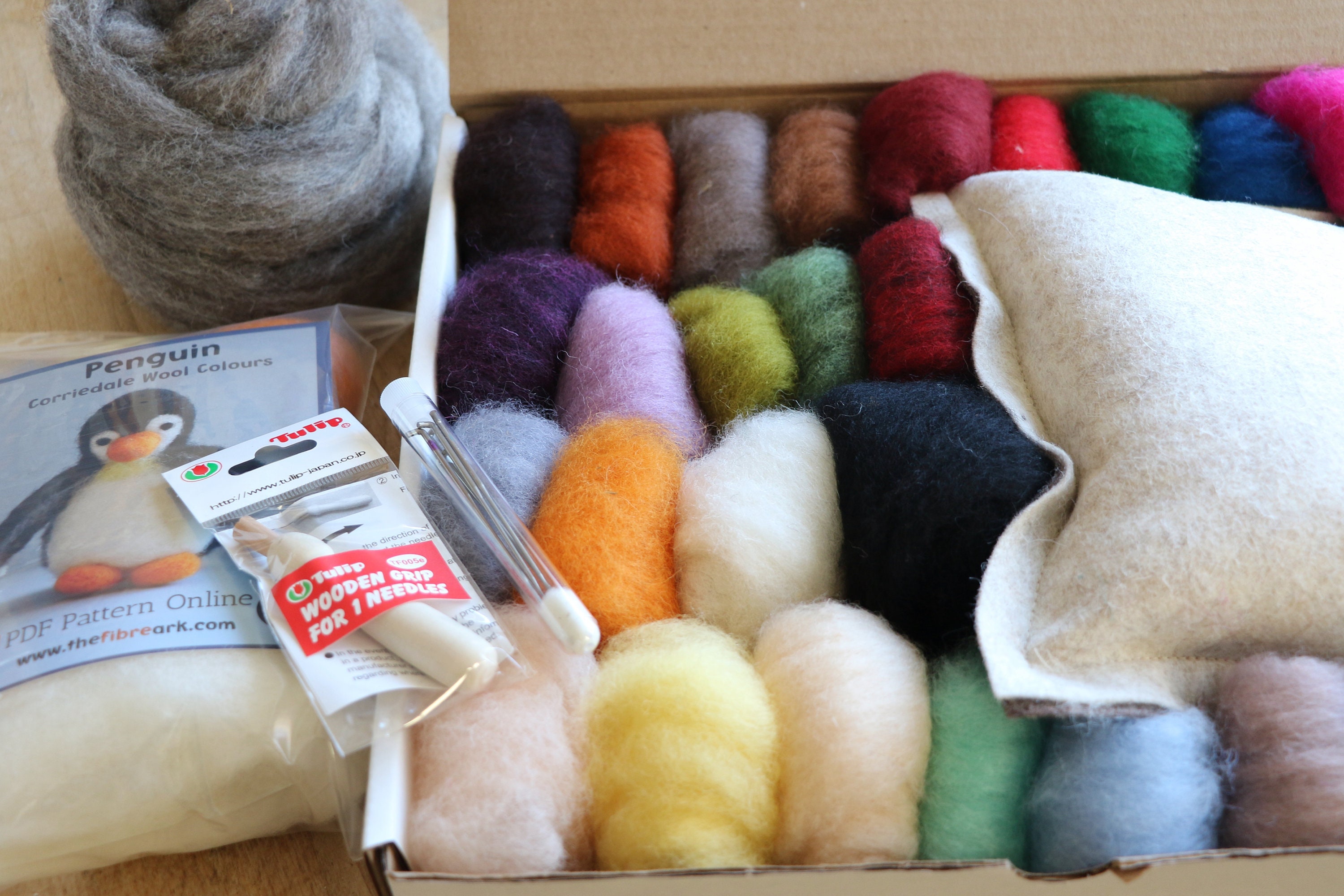 Felting Kit DIY Beginner Craft Kits Complete Felting Wool Etsy