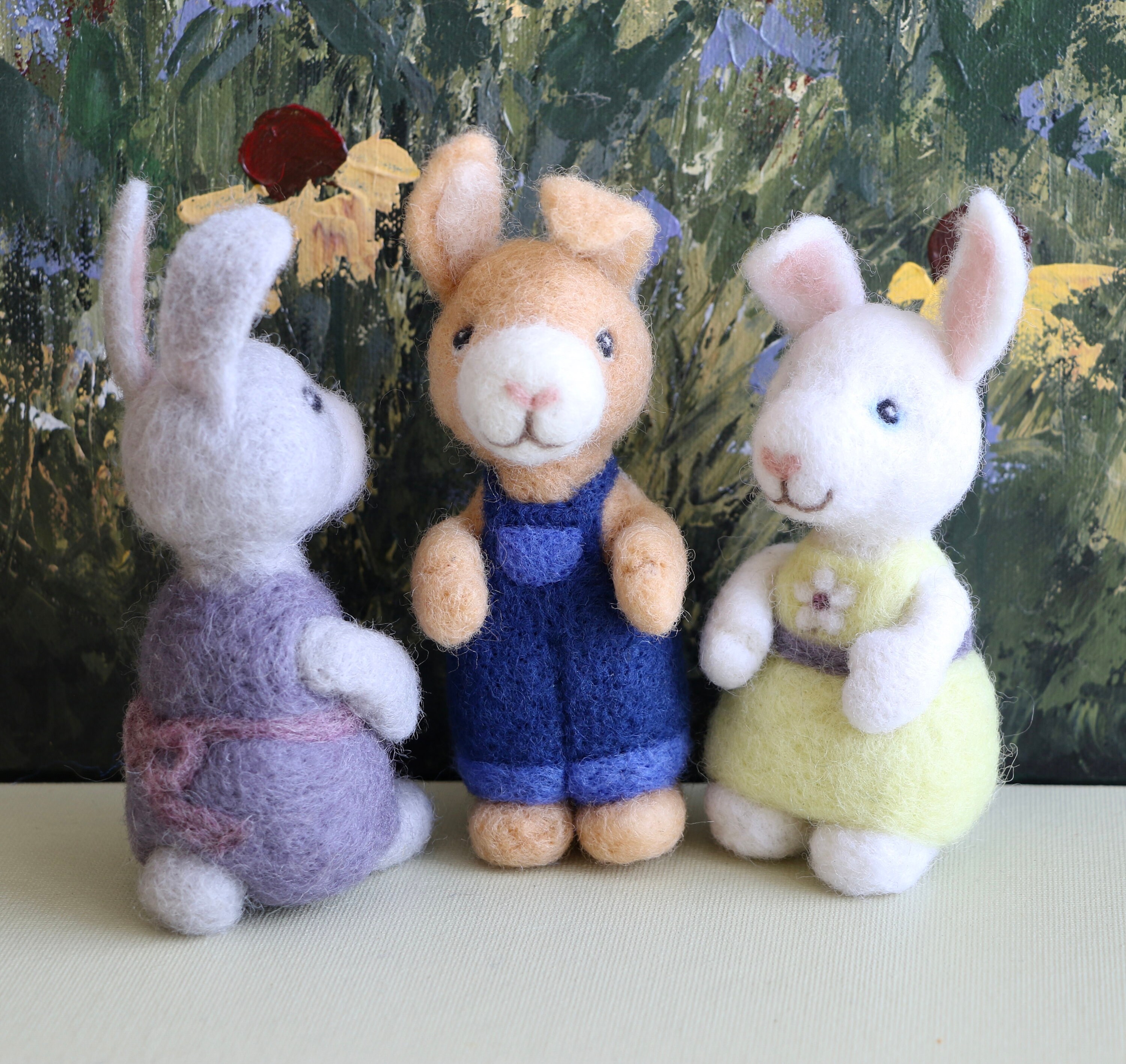 Bunny Needle Felting Pattern - PDF Digital Download - With Video ...