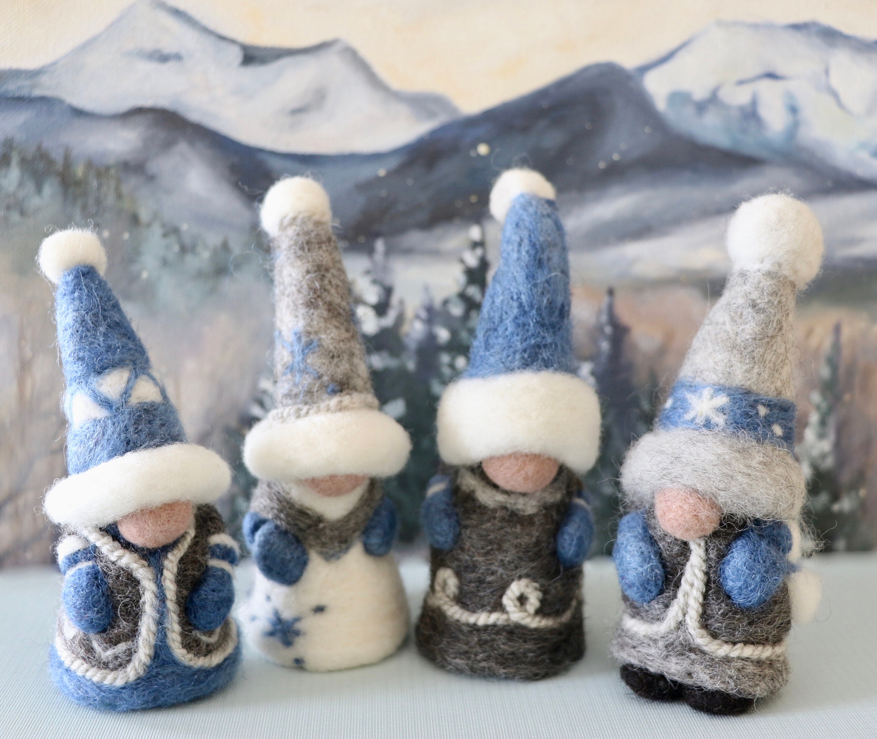 Christmas Gnome Needle Felting Kit Adult Craft Kit DIY Etsy Canada