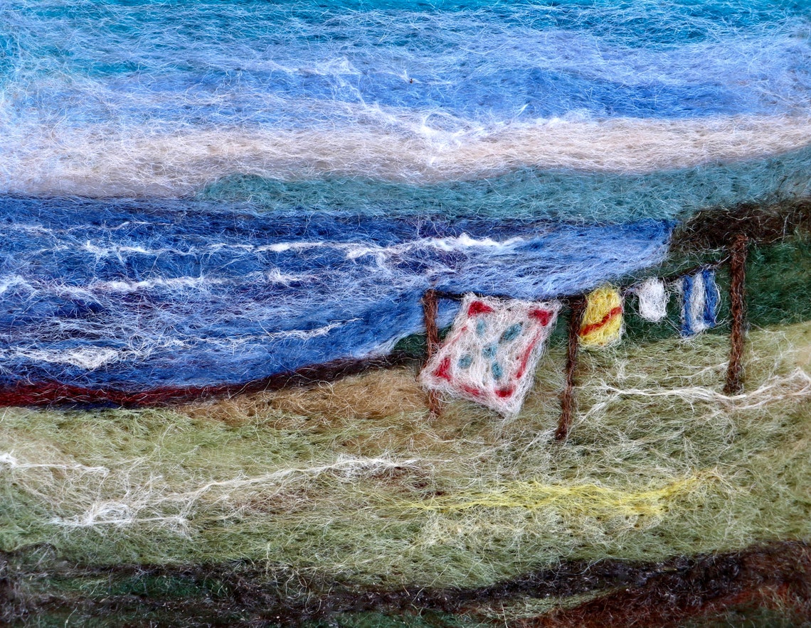 Wool Painting Kit 2D Needle Felting Adult Craft Kit Felted Etsy Canada