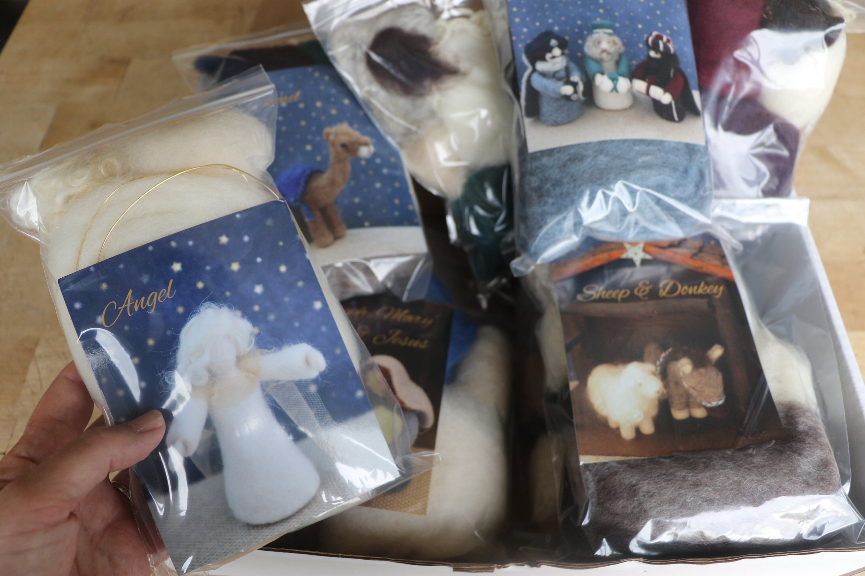 Nativity Needle Felting Kit Complete Felting Kit Needle Etsy Canada
