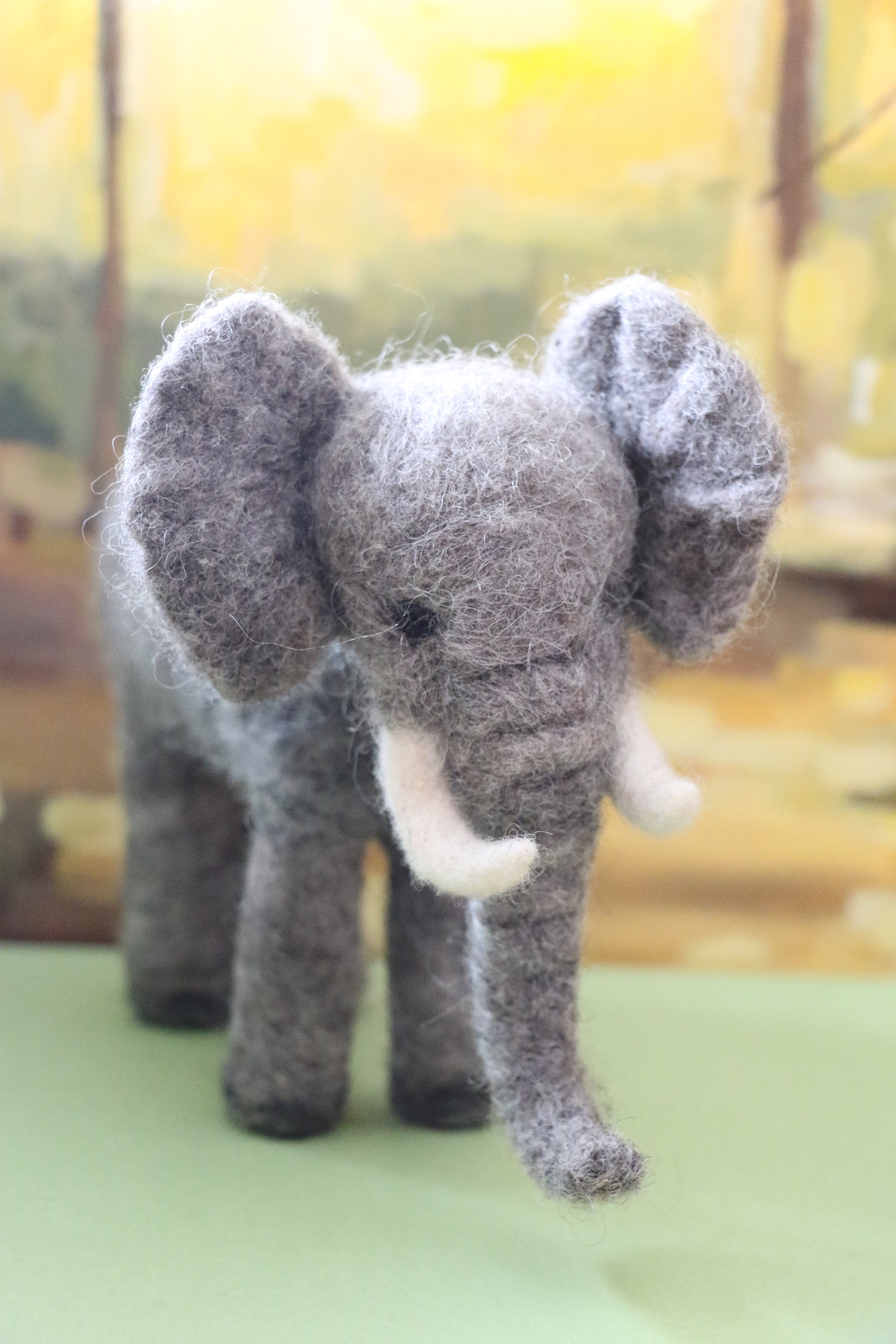 Best Needle Felting Kit Elephant Needle Felting Kit DIY Etsy