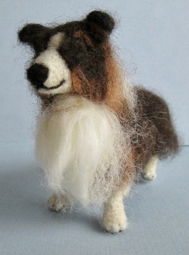 Border Collie Needle Felting Kit Needle Felting Kit DIY Etsy