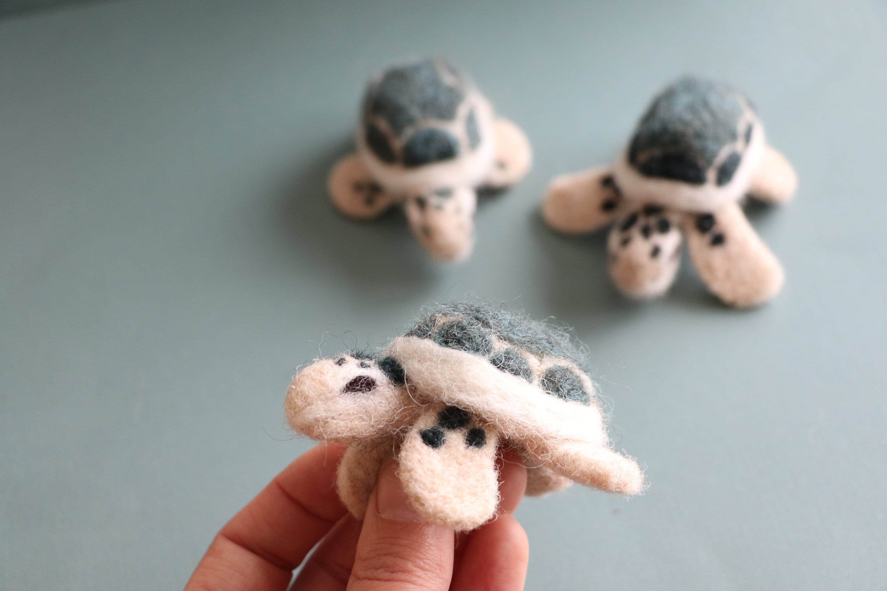Needle Felting Pattern - Turtle - Great Barrier Reef - DIY Craft 