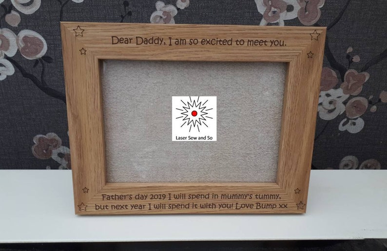 father's day scan photo frame