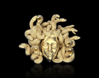Bronze Medusa Lapel Pin Men, Brooch For Suit Medusa Jewelry, Ancient Greek Medusa Mythology Pin&#39;s Brooch, Men Suit Accessories, Gift For Him