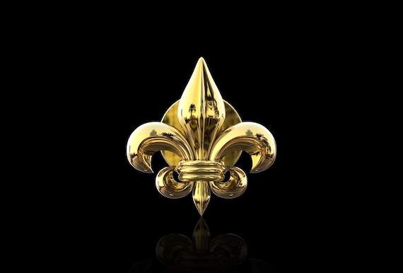 Spilla steampunk distintivo bronzo giglio araldica francese giglio Spilla steampunk distintivo bronzo giglio araldica francese giglio
