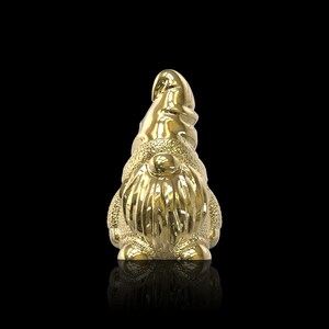 18K Gold Plated Little Gnome Lapel Pin-C, Garden Gnome Men Brooch, Gnome Jewelry Gift, Whimsical Fairy Tale Jewelry, Suit Accessories