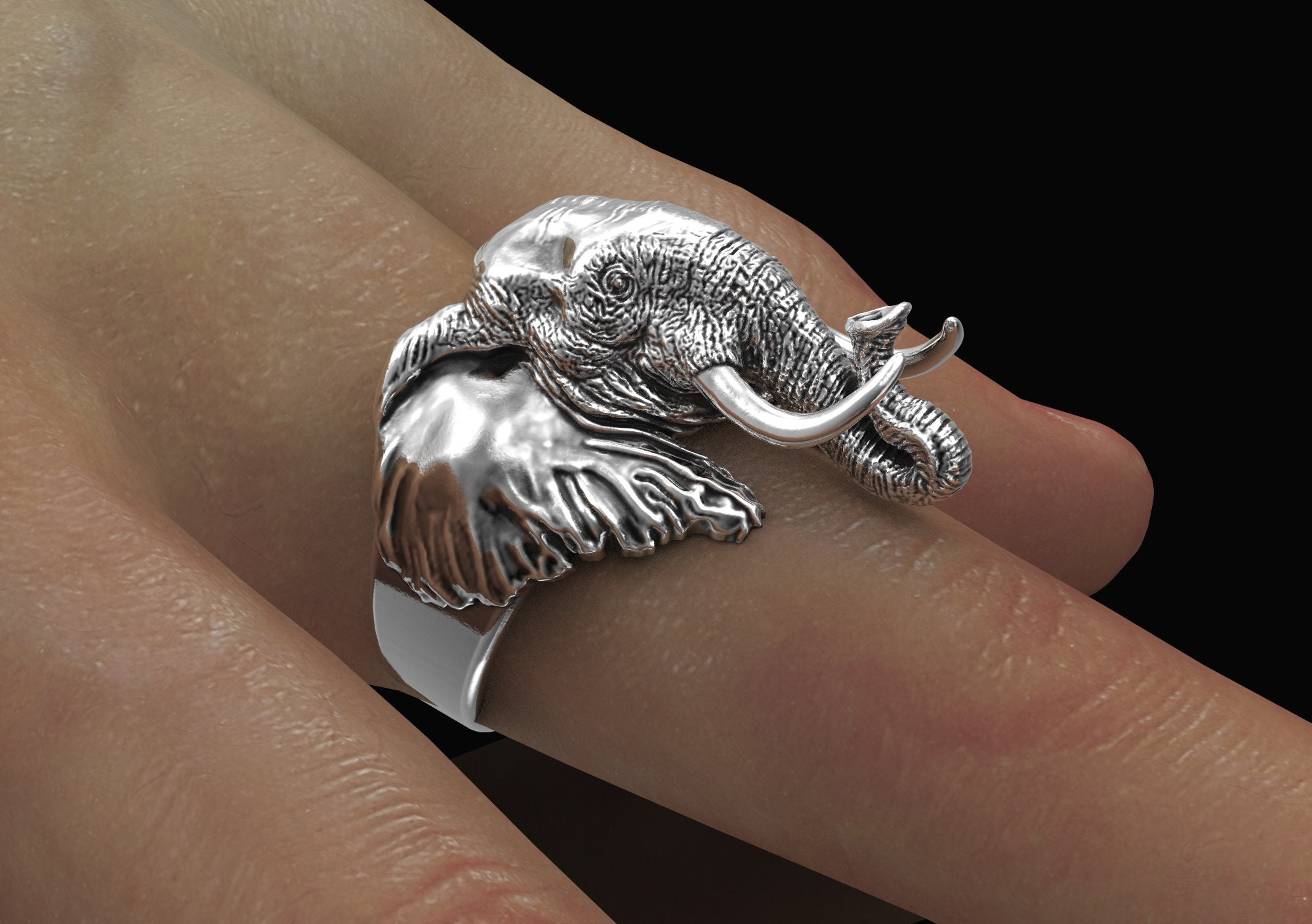 Mens elephant best sale ring
