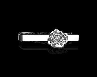 Pince à Cravate Vintage En Argent Sterling Avec Chaîne Et Pendentif MACO - Nécessite Un Polissage