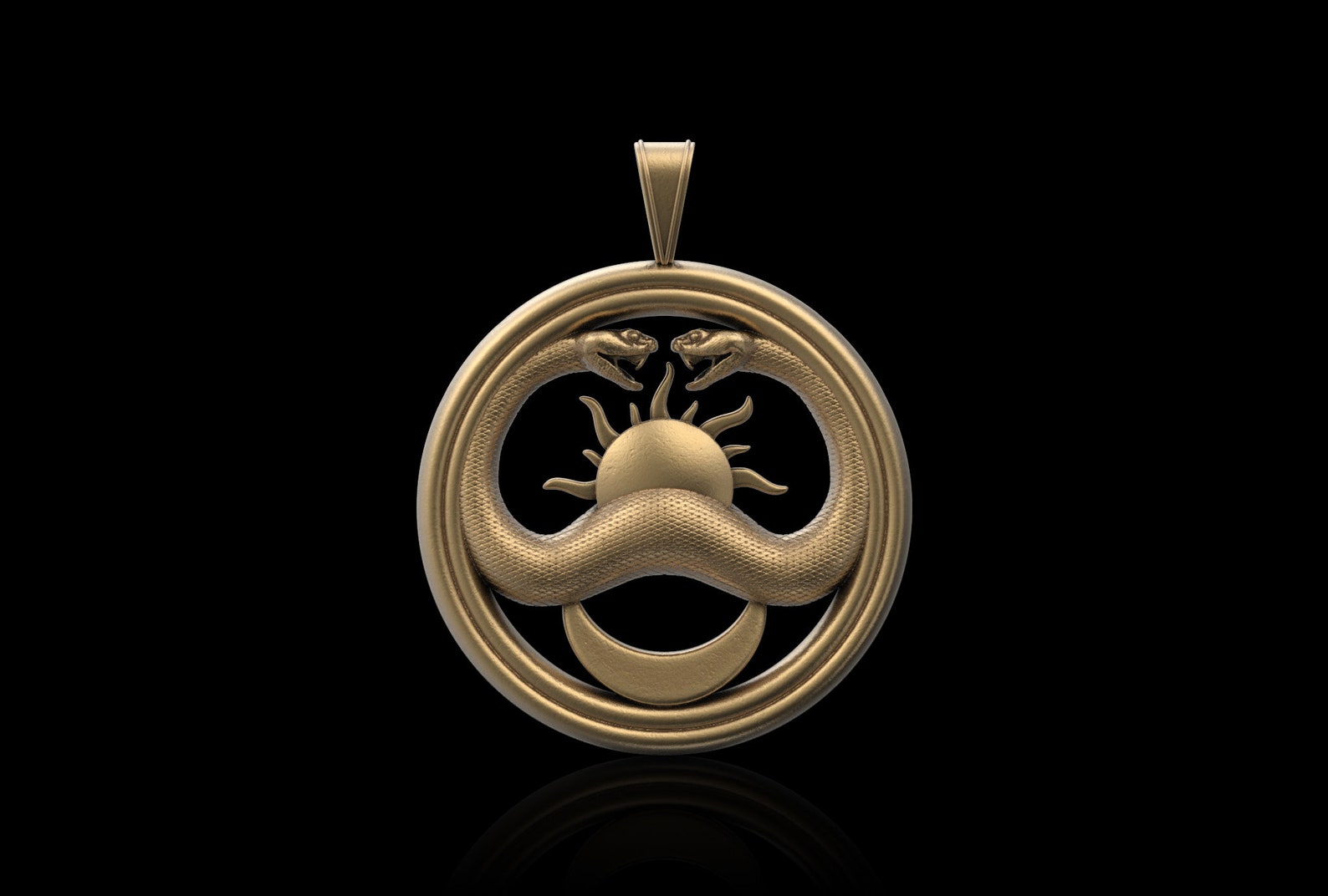 Bronze Thulsa Doom Snake Necklace Pendant Conan the Barbarian Etsy