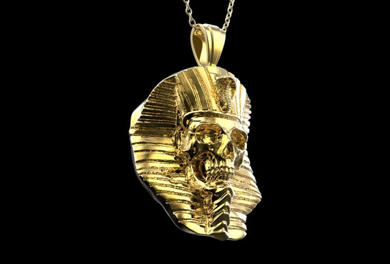 ヴィンテージ 刻印 18K 金 エジプト ツタンカーメン ペンダントトップ ヴィンテージ 刻印 18K 金 エジプト ツタンカーメン ペンダント