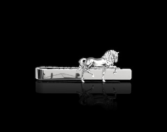 Tigre Pince à cravate (Slide) en étain anglais fin