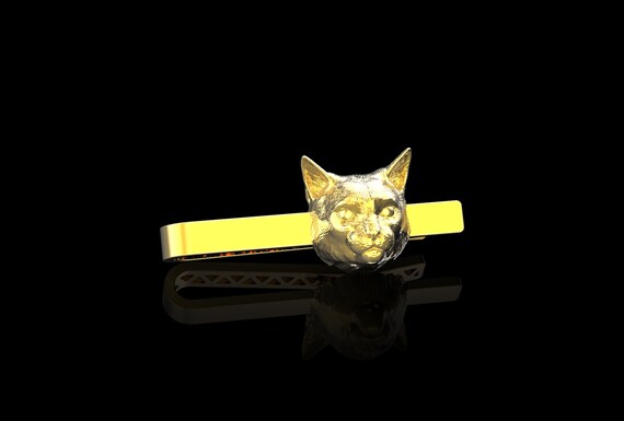プレゼント ネクタイピン 猫 ネクタイピン ネクタイ セット ネコ シルク100 おもしろ ユニーク プレゼント ブランド DAVINCI 猫 ねこ cat