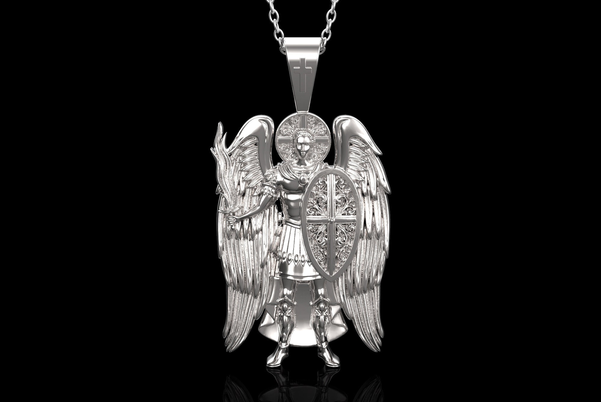 Archangel Michael Pendant Etsy UK