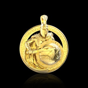 18K Gold Plated Spartan Warrior Lapel Pins Warrior Mens Brooch Ancient Greek Solider Badge Leonidas Jewelry Suit Accessories Mens Jewelry