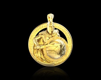 18K Gold Plated Spartan Warrior Lapel Pins Warrior Mens Brooch Ancient Greek Solider Badge Leonidas Jewelry Suit Accessories Mens Jewelry