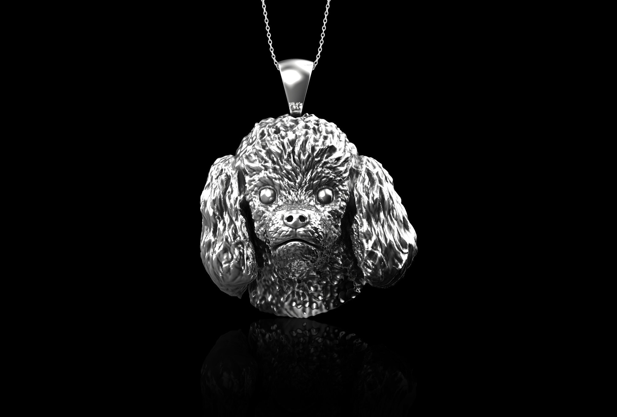 Collana AENEAS Con Ciondolo Cane In Argento 925 E Cristallo A Cuore, Per Amanti Dei Cani, Regalo Per Donna