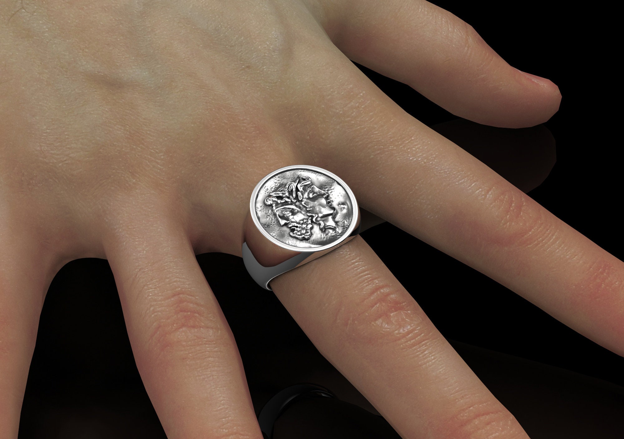 アクセサリー MondoMondo Janus Ring Silver925 Janus Ring, Sterling Silver - Nouvelle Nouvelle
