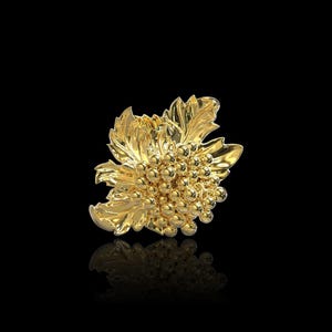 18K Gold Plated Grapes Lapel Pin, Fruit Lapel Pins, Sommeliers Pin Badge, Wine, Winery, Vineyard, Gift For Him, Suit Accessories