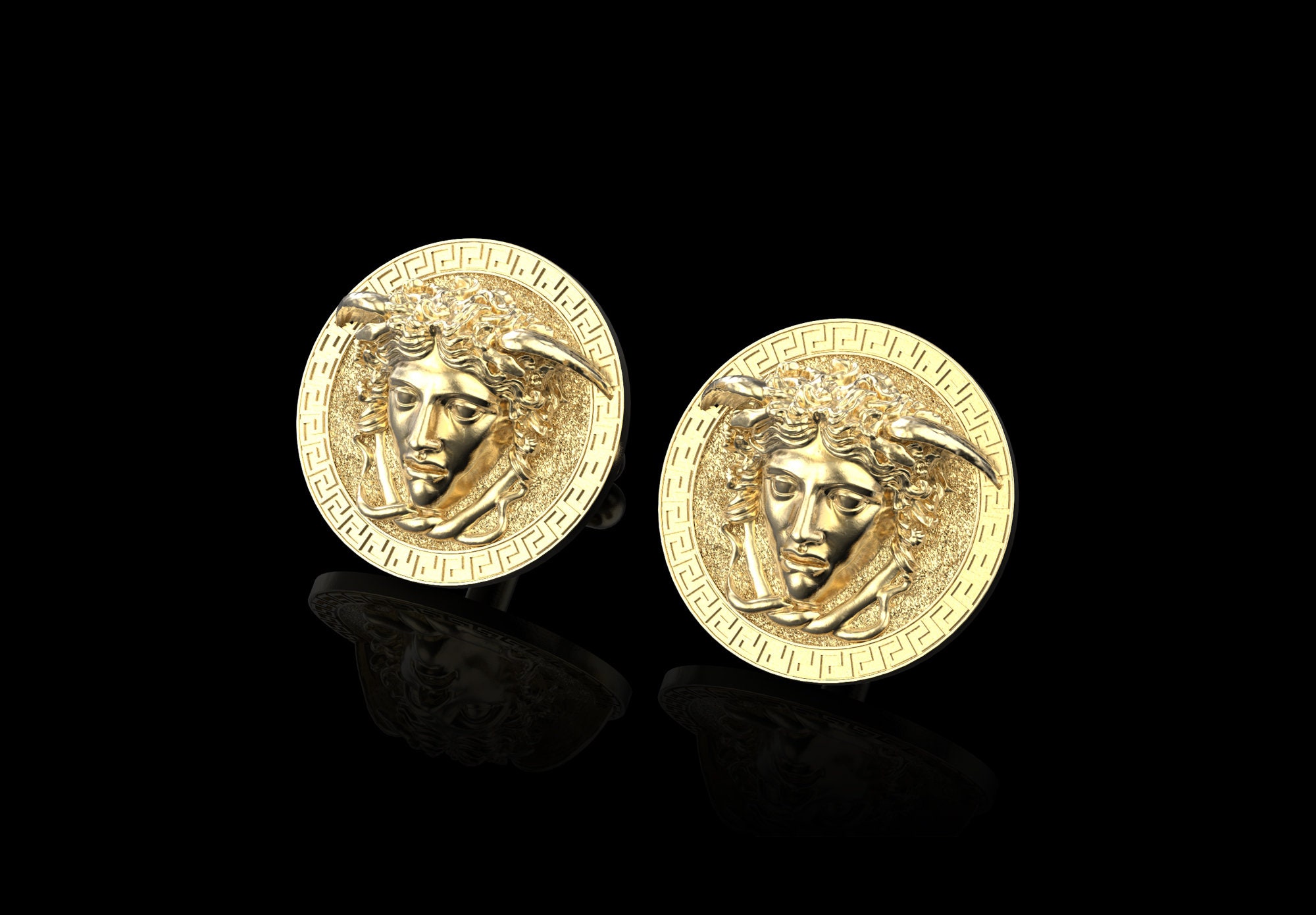 Versace Cufflinks - Etsy Versace Cufflinks - Etsy