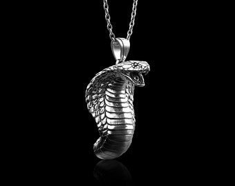 Collana con nodo celtico e serpente in argento sterling 925, collana celtica con cristalli per donna - Italia