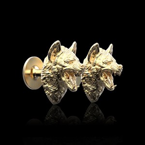 thumbnail image 2 of Proud Wolf Head Animal Sculpture | Animal Sculpture By 2 of 11