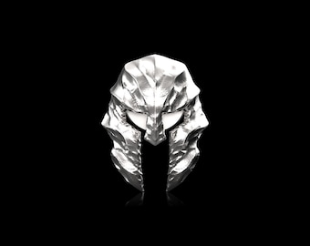 925 Silver Spartan Lapel Pin, Spartan Helmet Brooch, Helmet Melted in the Volcano, 300 Spartan Men Badge,Leonidas King,Suit Accessories