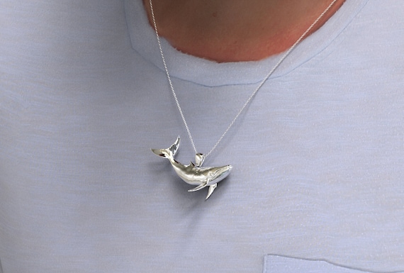 MINI Whale Shark Necklace - Etsy