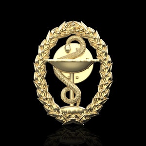 Bronze Bowl of Hygieia Lapel Pin, Pharmacy Brooch, Gift For Doctor, Present For Nurses, Medical Jewelry, Caduceus Bagde, Graduate Gifts