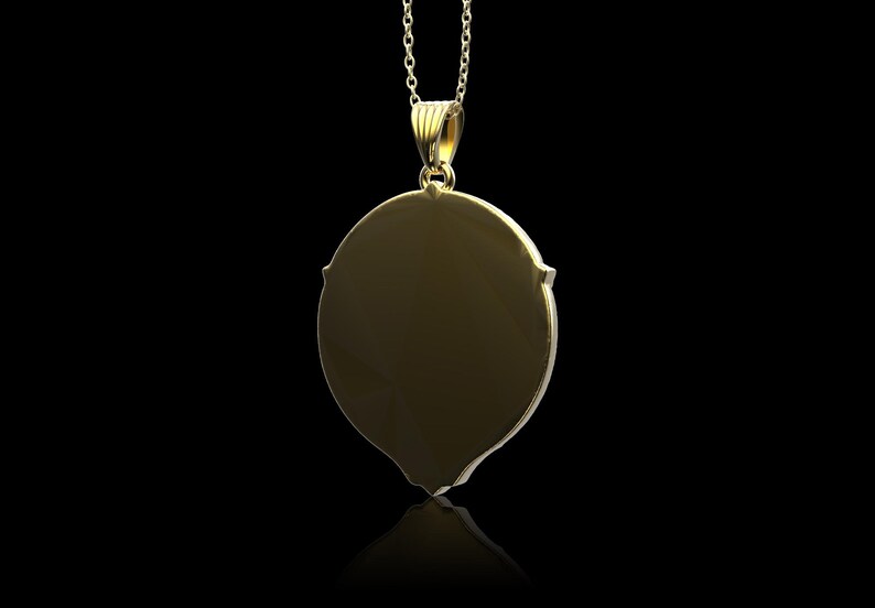 18K Gold Plated Green Man Pendant, Celtic Leaf Man Necklace, Gift for Him, Men's Jewelry