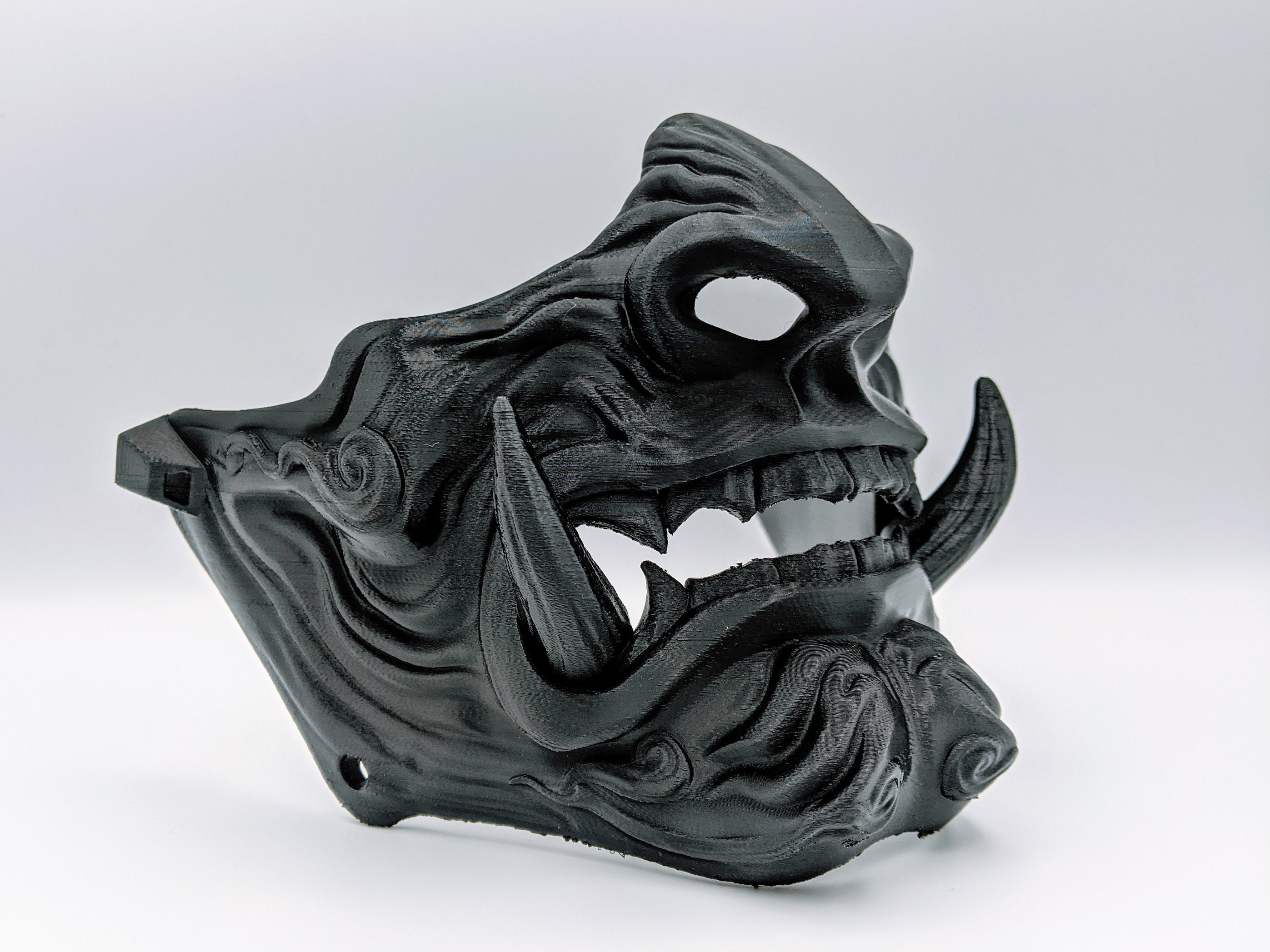 V2 Wearable Samurai Mask - Unpainted - Etsy V2 Wearable Samurai Mask - Unpainted - Etsy