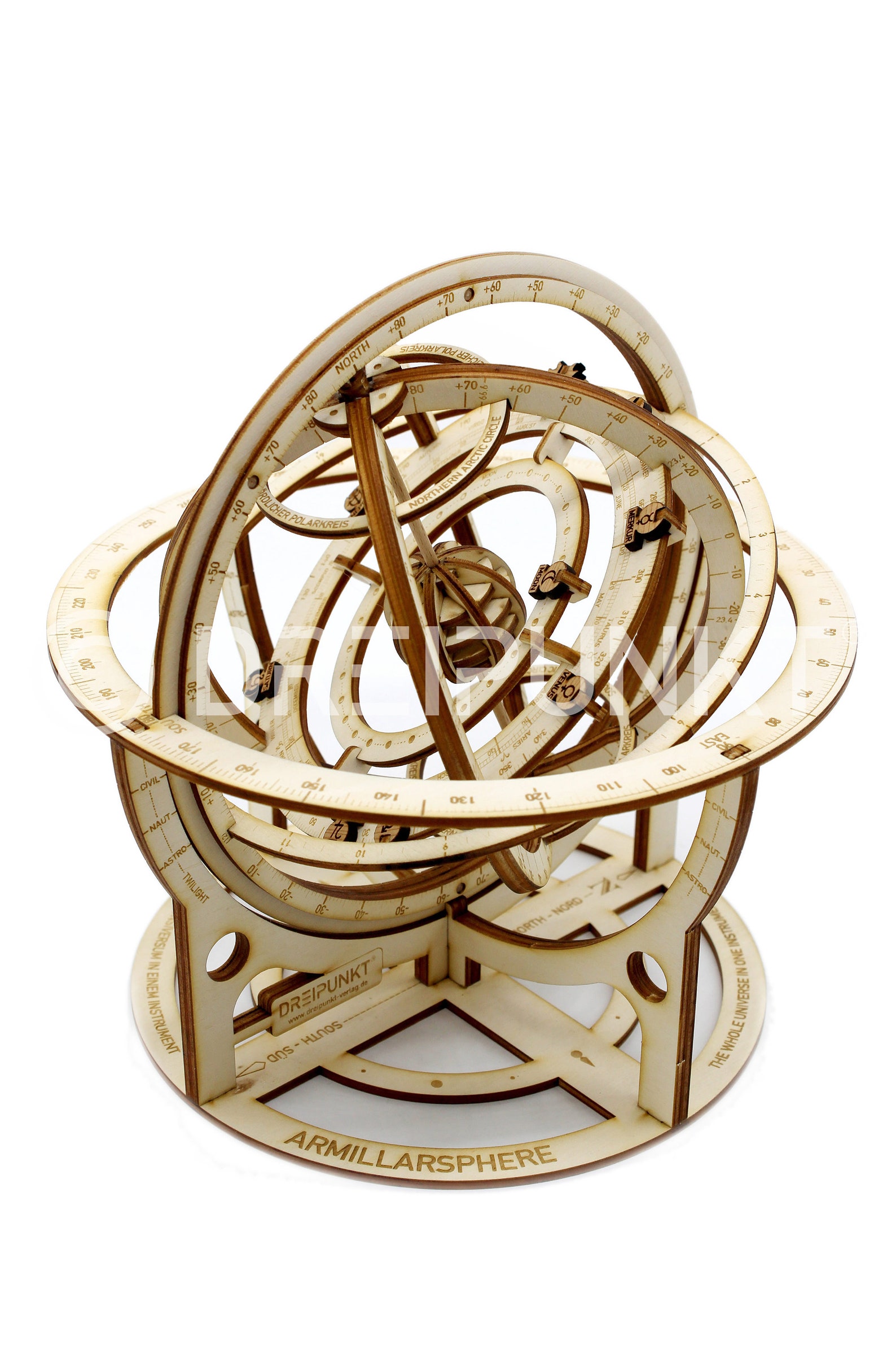Wooden Kit Armillary Sphere Etsy