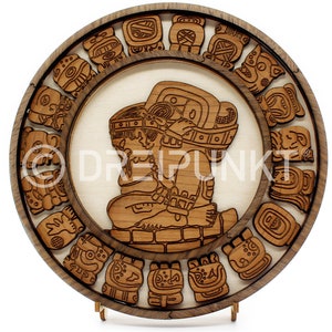 Wooden kit Mayan calendar